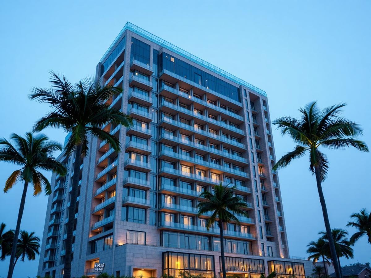 Luxury residential high-rise towers at Atlantis Towers
